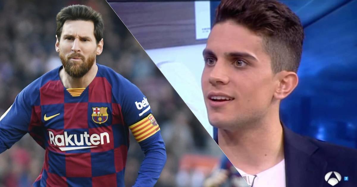 Marc Bartra sobre Messi: un placer haber con el mejor jugador de la historia' - | Tribuna.com