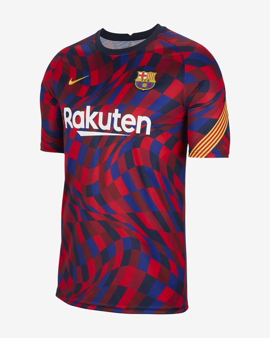 Barcelona's warm-up kit for 20/21 season gets leaked and it's a ...