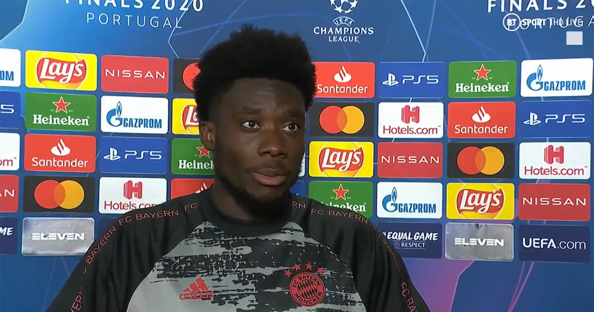 Alphonso Davies says Lionel Messi was too upset to swap shirts ...