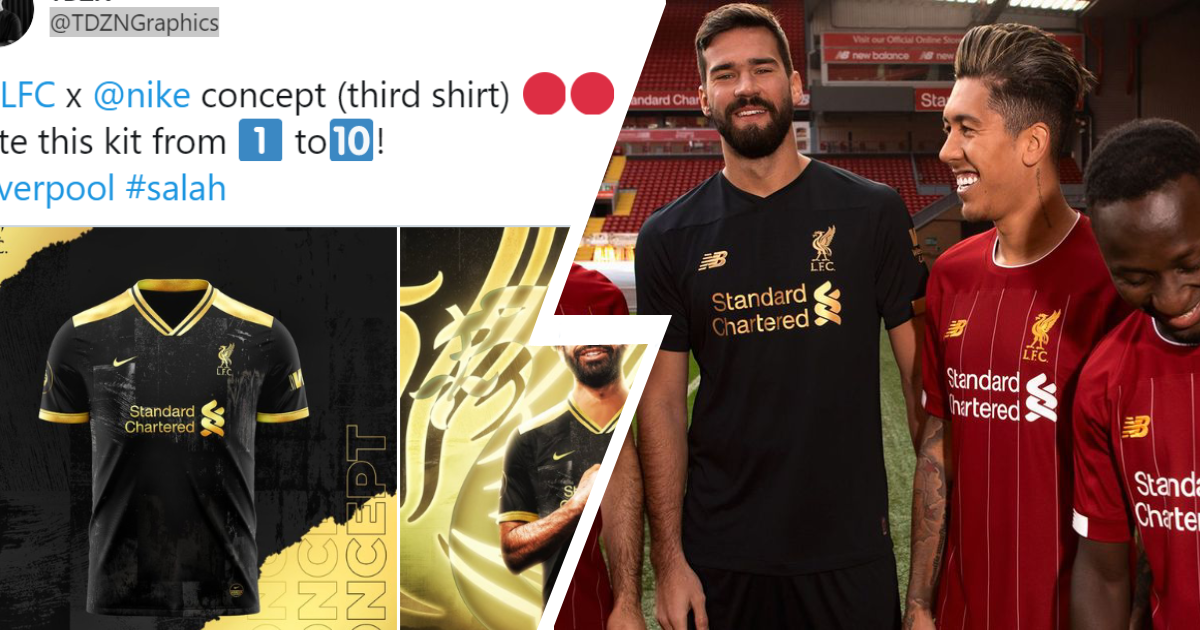 black and gold liverpool away kit
