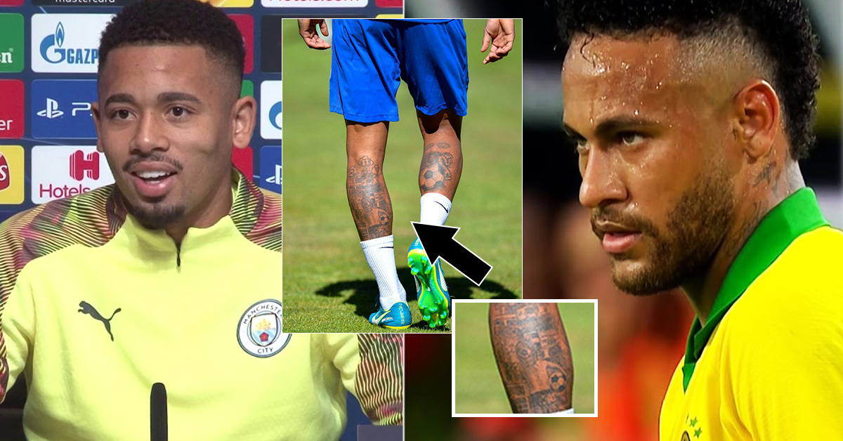 It Really Says Everything Gabriel Jesus Names One Neymar S Tattoo That Made Him Love Ney Even More
