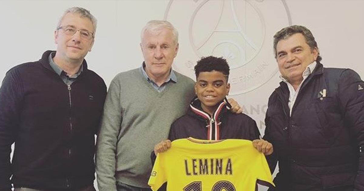 Le PSG annonce la signature de Noah Lemina pour un contrat aspirant