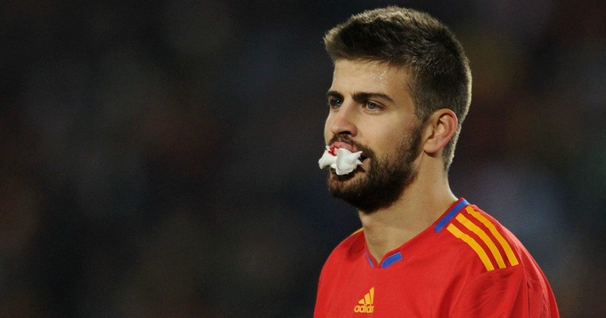 gerard pique recalls 2010 world cup i broke my face for spain long live the king gerard pique recalls 2010 world cup i
