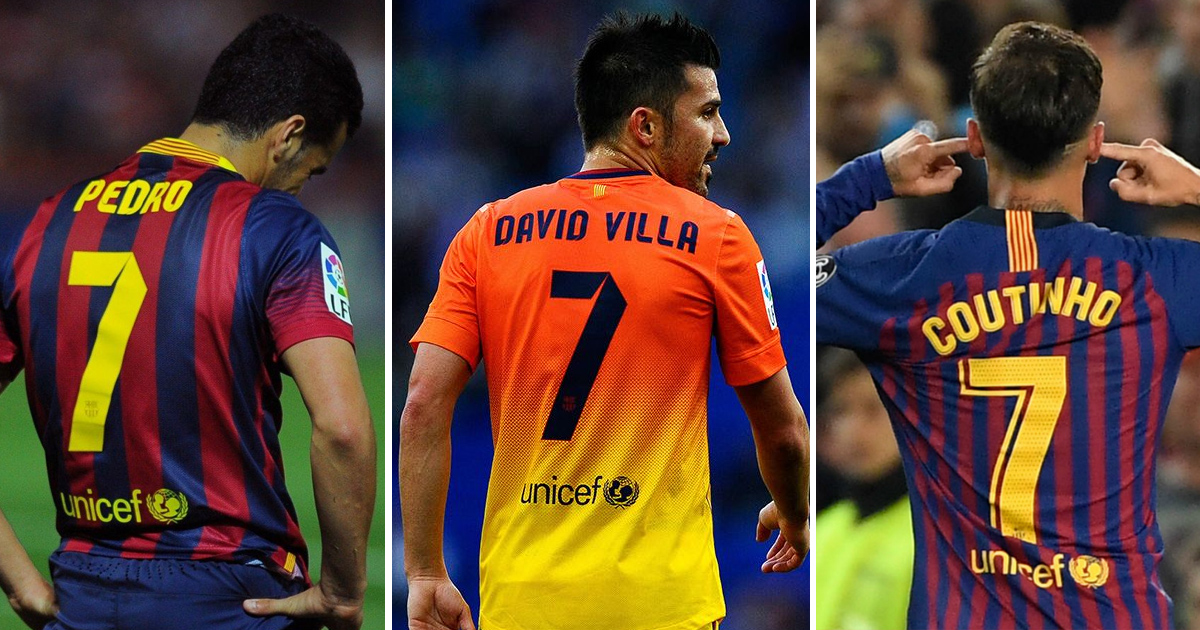 Is the no.7 jersey at Barca cursed? Our 