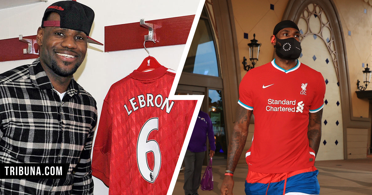 Why LeBron James sporting new Liverpool 